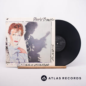 David Bowie Scary Monsters LP Vinyl Record - Front Cover & Record