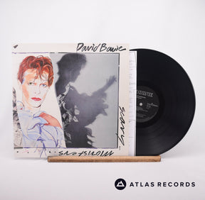 David Bowie Scary Monsters LP Vinyl Record - Front Cover & Record