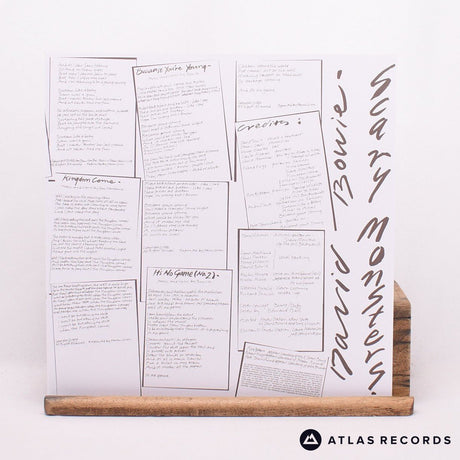 David Bowie - Scary Monsters - 180G Lyric Sheet A1 B1 LP Vinyl Record - NM/NM