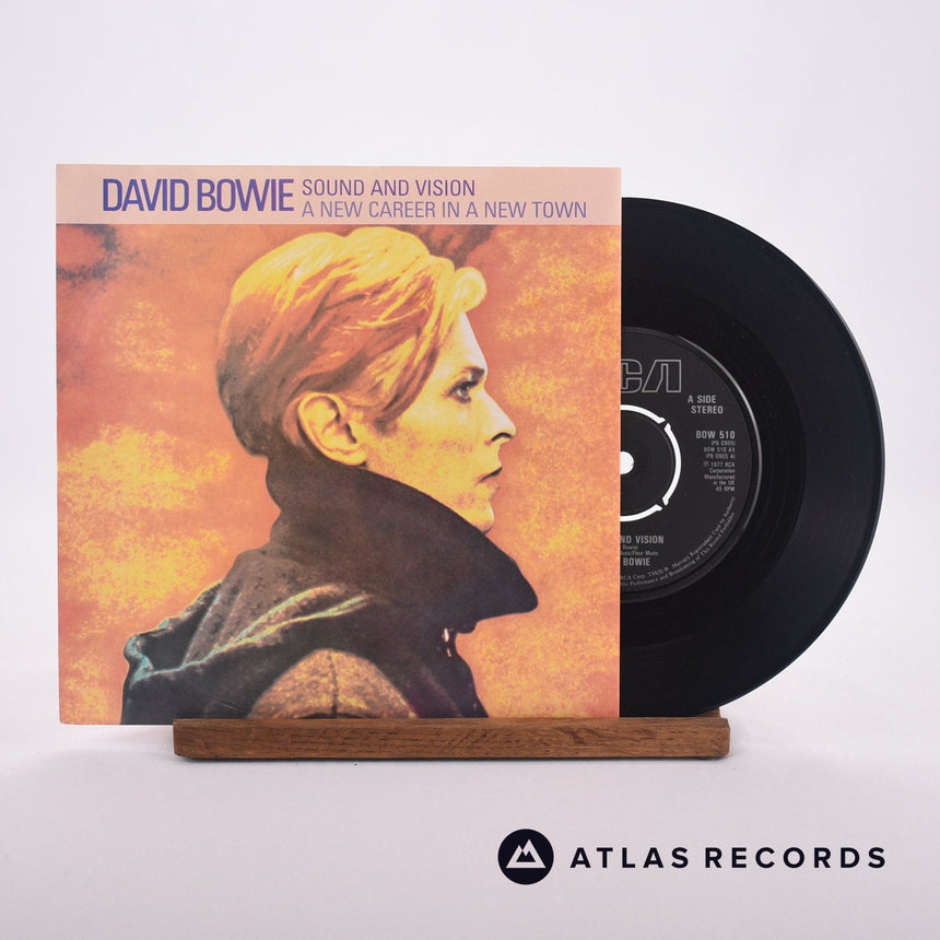 David Bowie Sound And Vision 7" Vinyl Record - Front Cover & Record