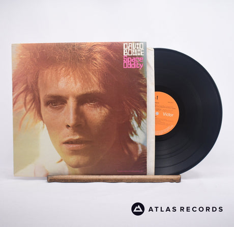 David Bowie Space Oddity LP Vinyl Record - Front Cover & Record