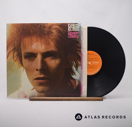 David Bowie Space Oddity LP Vinyl Record - Front Cover & Record