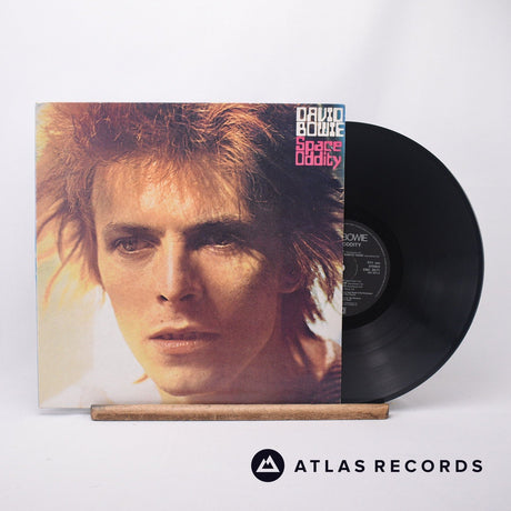 David Bowie Space Oddity LP Vinyl Record - Front Cover & Record