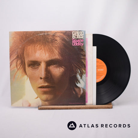 David Bowie Space Oddity LP Vinyl Record - Front Cover & Record