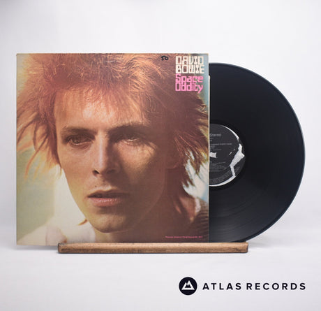 David Bowie Space Oddity LP Vinyl Record - Front Cover & Record