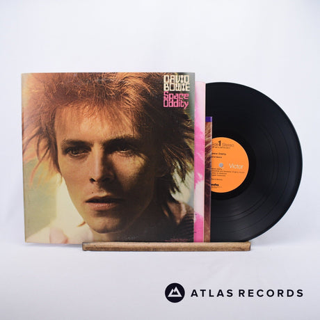 David Bowie Space Oddity LP Vinyl Record - Front Cover & Record