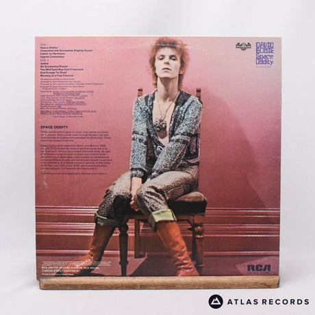 David Bowie - Space Oddity - Reissue A-4E B-4E LP Vinyl Record - VG+/EX