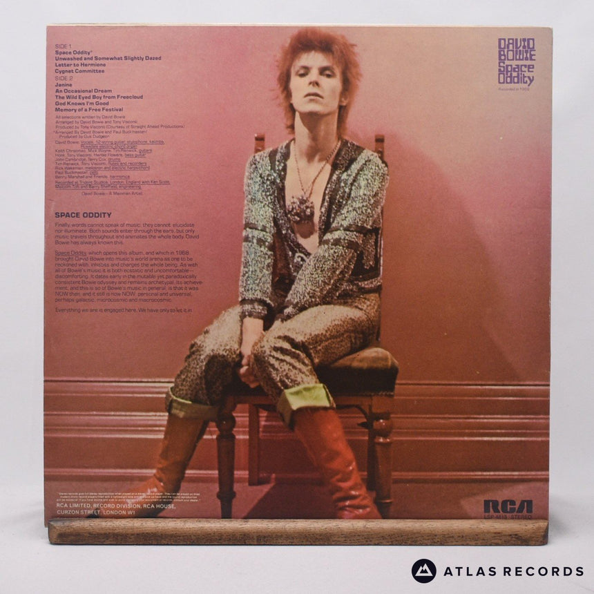 David Bowie - Space Oddity - Reissue 1E 2E LP Vinyl Record - EX/EX