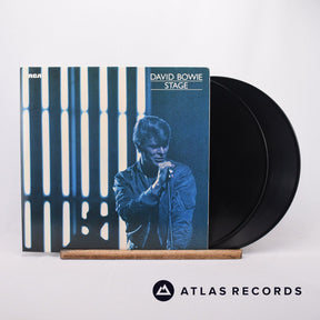 David Bowie Stage 2 x LP Vinyl Record - Front Cover & Record