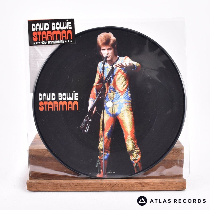 David Bowie Starman 7" Vinyl Record - Front Cover & Record