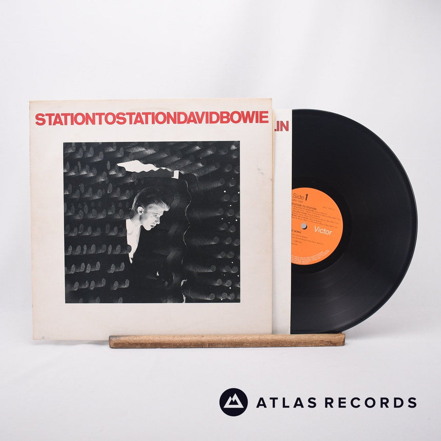 David Bowie Station To Station LP Vinyl Record - Front Cover & Record
