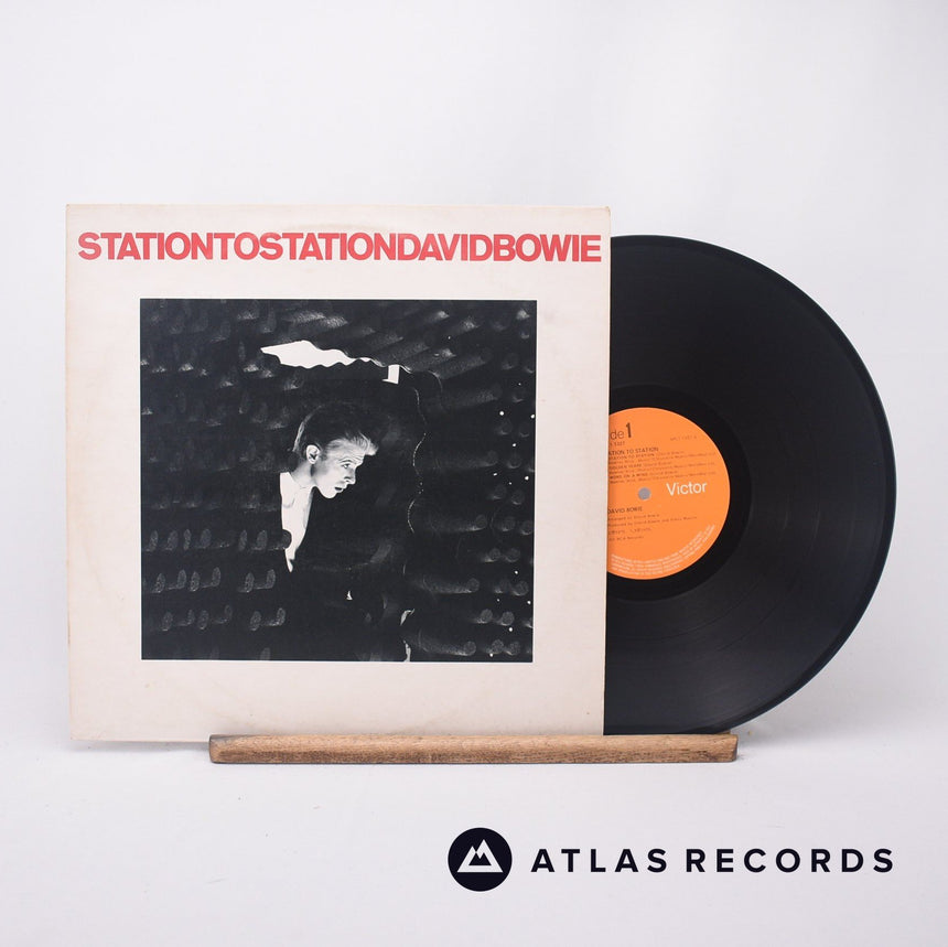 David Bowie Station To Station LP Vinyl Record - Front Cover & Record