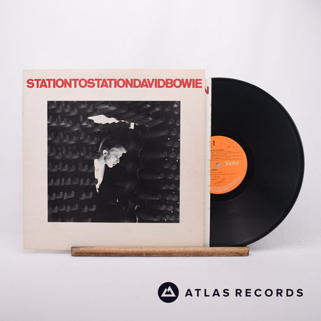 David Bowie Station To Station LP Vinyl Record - Front Cover & Record