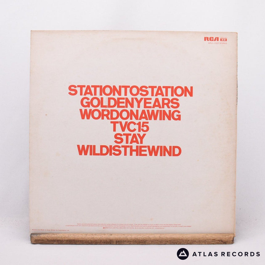 David Bowie - Station To Station - Insert Reissue LP Vinyl Record - VG+/EX
