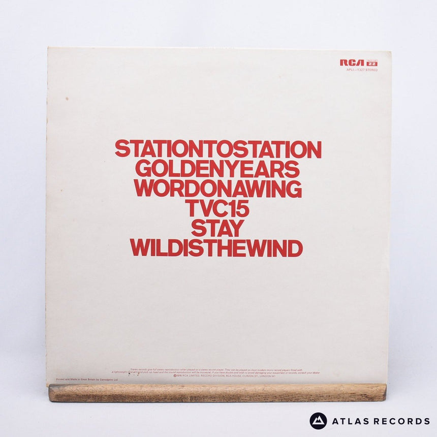 David Bowie - Station To Station - A-1E B-1E LP Vinyl Record - VG+/VG+
