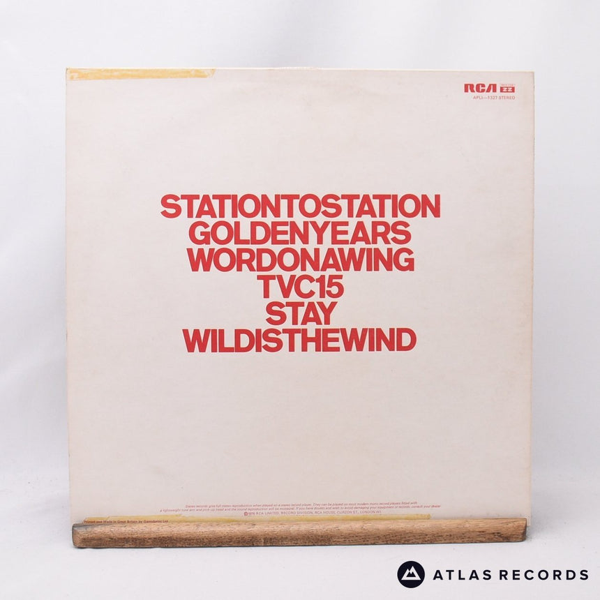 David Bowie - Station To Station - Insert A-1E B-1E LP Vinyl Record - VG+/EX