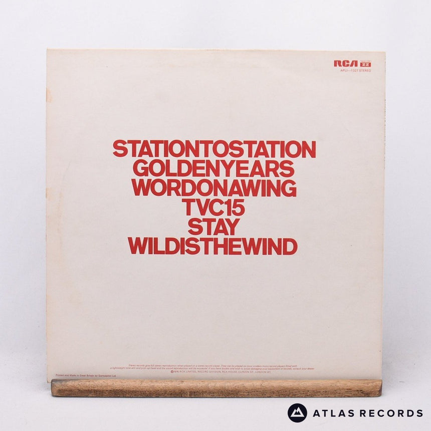 David Bowie - Station To Station - A-1 B-1 LP Vinyl Record - VG+/VG+