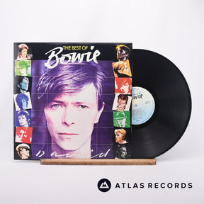 David Bowie The Best Of Bowie LP Vinyl Record - Front Cover & Record