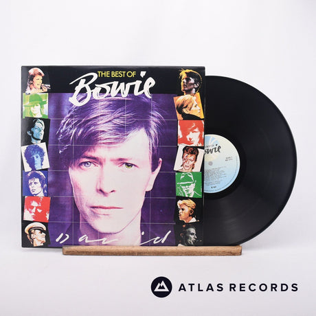 David Bowie The Best Of Bowie LP Vinyl Record - Front Cover & Record