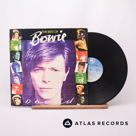David Bowie The Best Of Bowie LP Vinyl Record - Front Cover & Record