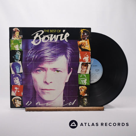 David Bowie The Best Of Bowie LP Vinyl Record - Front Cover & Record