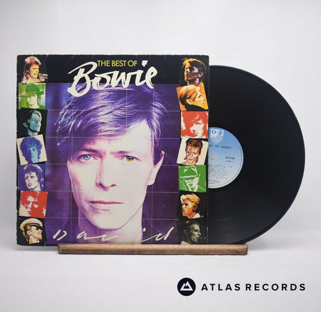 David Bowie The Best Of Bowie LP Vinyl Record - Front Cover & Record