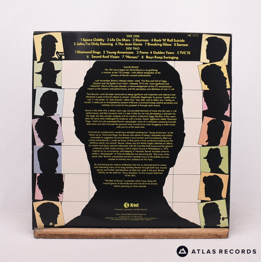 David Bowie - The Best Of Bowie - Bilbo LP Vinyl Record - EX/EX