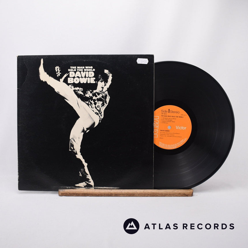 David Bowie The Man Who Sold The World LP Vinyl Record - Front Cover & Record