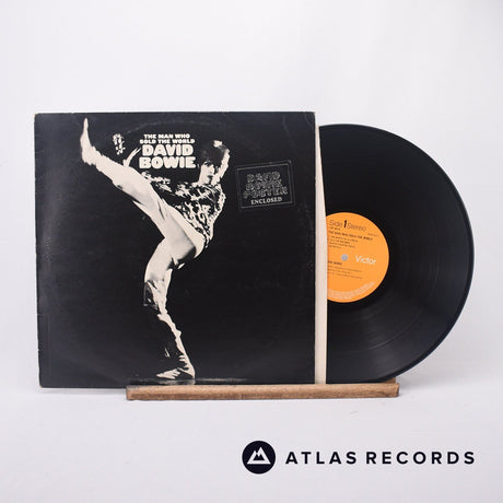 David Bowie The Man Who Sold The World LP Vinyl Record - Front Cover & Record