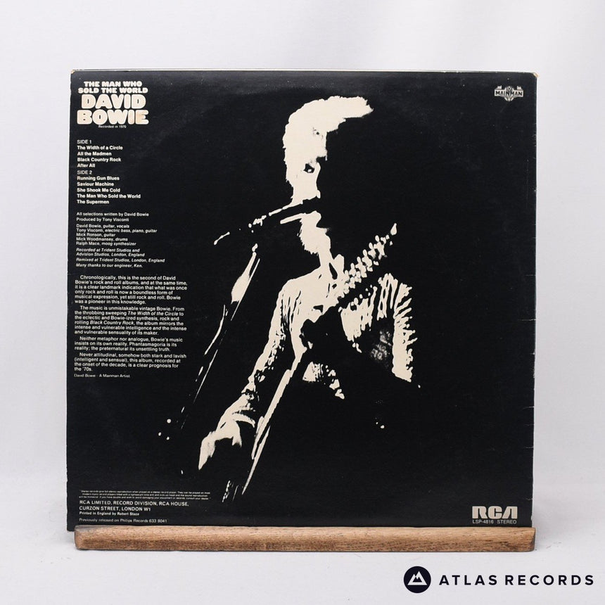 David Bowie - The Man Who Sold The World - 2E 1E LP Vinyl Record - VG+/VG+