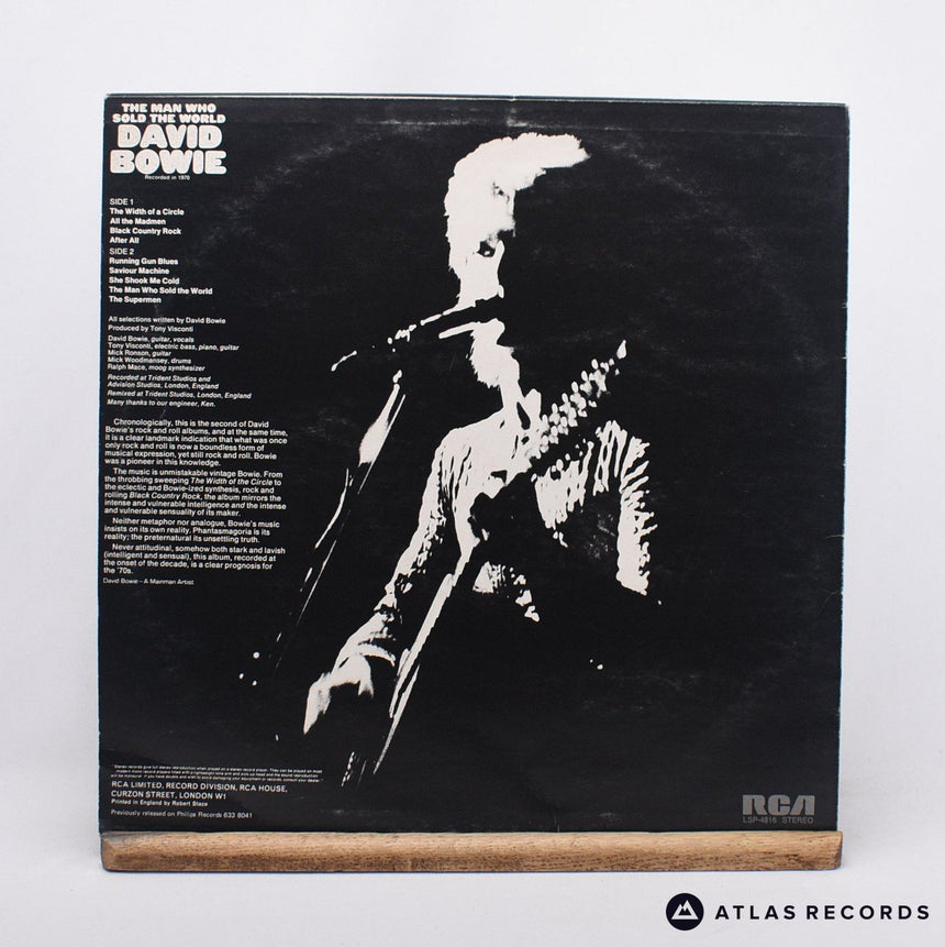 David Bowie - The Man Who Sold The World - Reissue 1E LP Vinyl Record - VG+/VG+