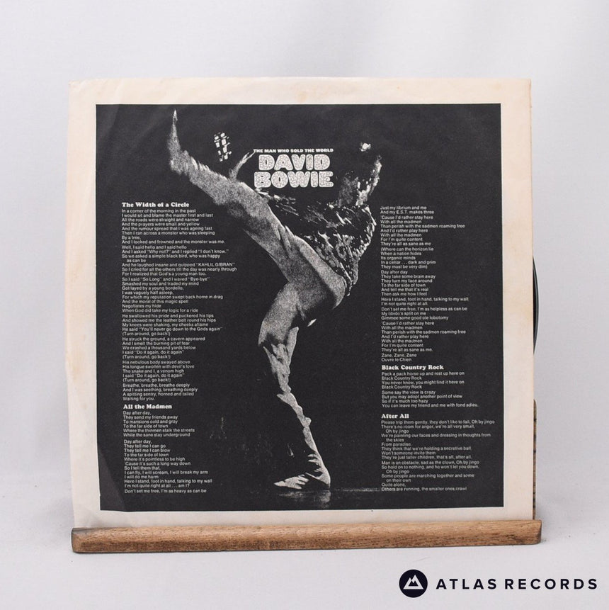 David Bowie - The Man Who Sold The World - 12 13 LP Vinyl Record - VG+/EX