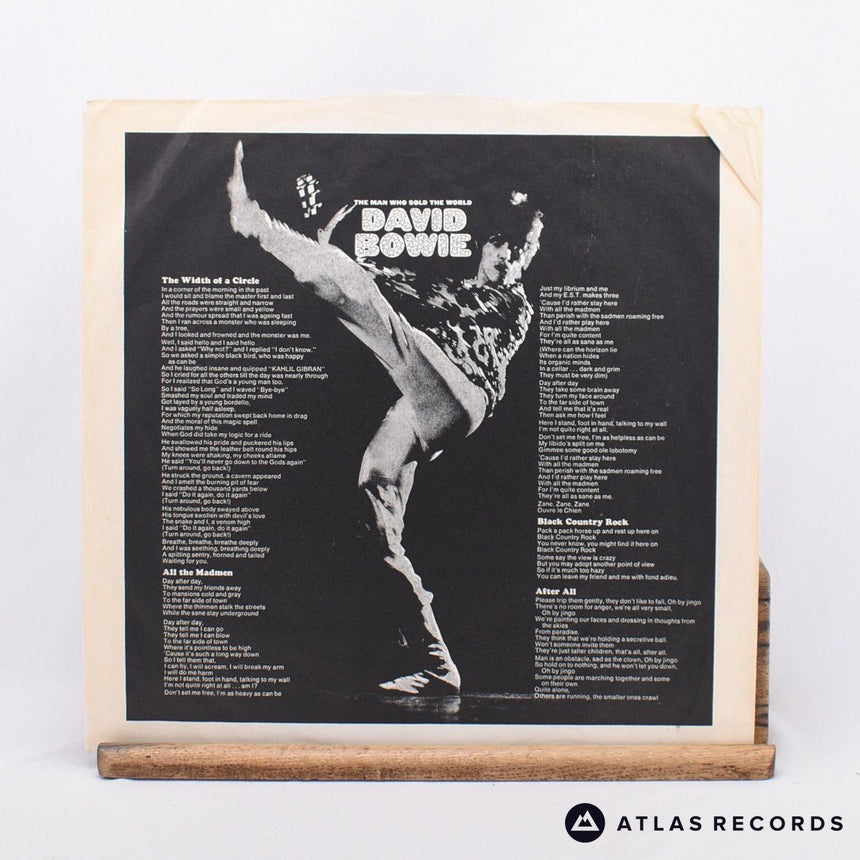 David Bowie - The Man Who Sold The World - 121E 131E LP Vinyl Record - VG+/VG+