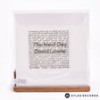 David Bowie The Next Day 7" Vinyl Record - Front Cover & Record