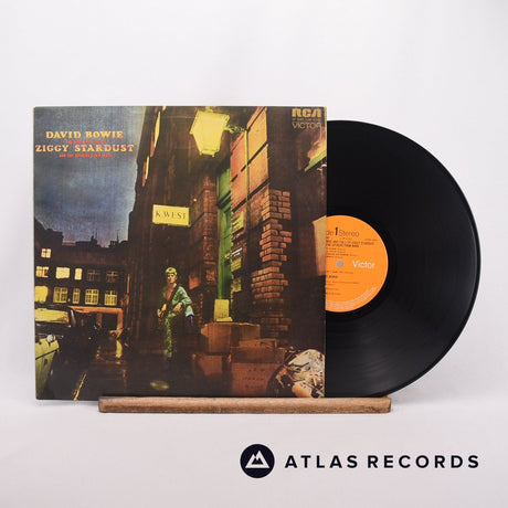 David Bowie The Rise And Fall Of Ziggy Stardust And The Spiders From Mars LP Vinyl Record - Front Cover & Record