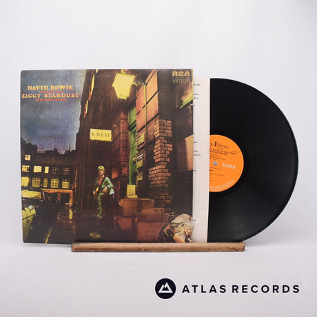 David Bowie The Rise And Fall Of Ziggy Stardust And The Spiders From Mars LP Vinyl Record - Front Cover & Record