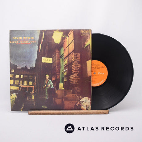 David Bowie The Rise And Fall Of Ziggy Stardust And The Spiders From Mars LP Vinyl Record - Front Cover & Record