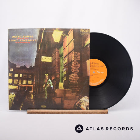 David Bowie The Rise And Fall Of Ziggy Stardust And The Spiders From Mars LP Vinyl Record - Front Cover & Record