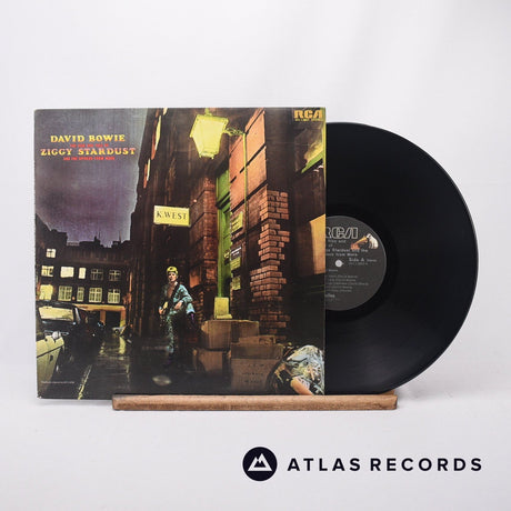 David Bowie The Rise And Fall Of Ziggy Stardust And The Spiders From Mars LP Vinyl Record - Front Cover & Record
