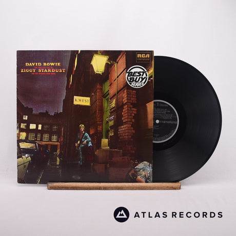 David Bowie The Rise And Fall Of Ziggy Stardust And The Spiders From Mars LP Vinyl Record - Front Cover & Record