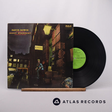 David Bowie The Rise And Fall Of Ziggy Stardust And The Spiders From Mars LP Vinyl Record - Front Cover & Record