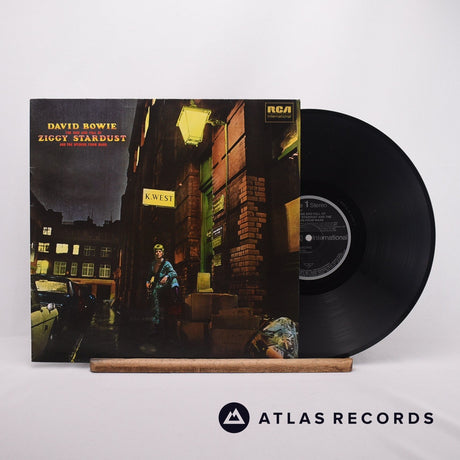David Bowie The Rise And Fall Of Ziggy Stardust And The Spiders From Mars LP Vinyl Record - Front Cover & Record