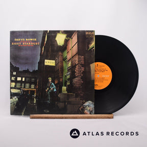 David Bowie The Rise And Fall Of Ziggy Stardust And The Spiders From Mars LP Vinyl Record - Front Cover & Record