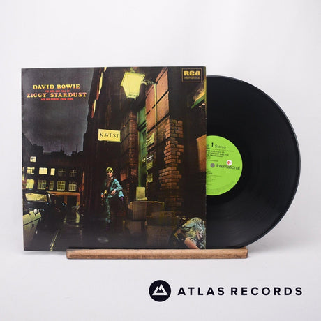 David Bowie The Rise And Fall Of Ziggy Stardust And The Spiders From Mars LP Vinyl Record - Front Cover & Record