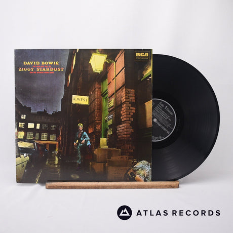 David Bowie The Rise And Fall Of Ziggy Stardust And The Spiders From Mars LP Vinyl Record - Front Cover & Record
