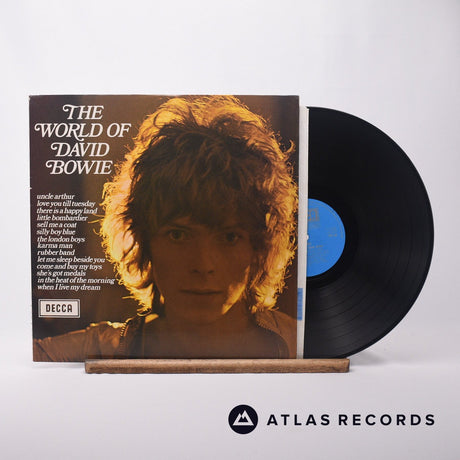 David Bowie The World Of David Bowie LP Vinyl Record - Front Cover & Record