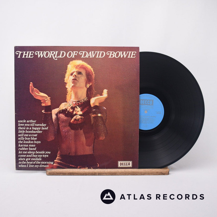 David Bowie The World Of David Bowie LP Vinyl Record - Front Cover & Record