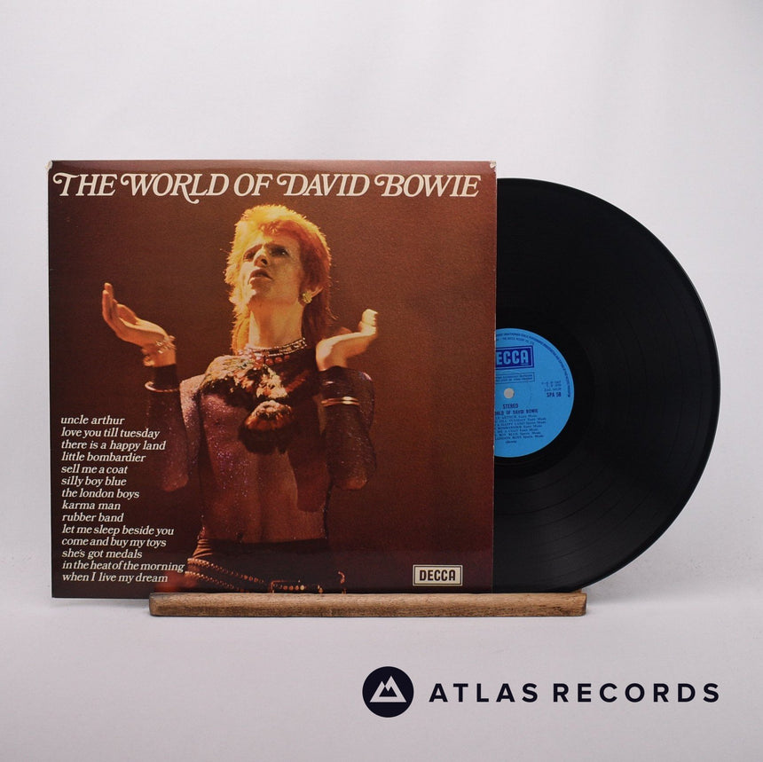 David Bowie The World Of David Bowie LP Vinyl Record - Front Cover & Record