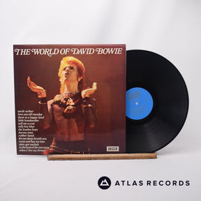 David Bowie The World Of David Bowie LP Vinyl Record - Front Cover & Record