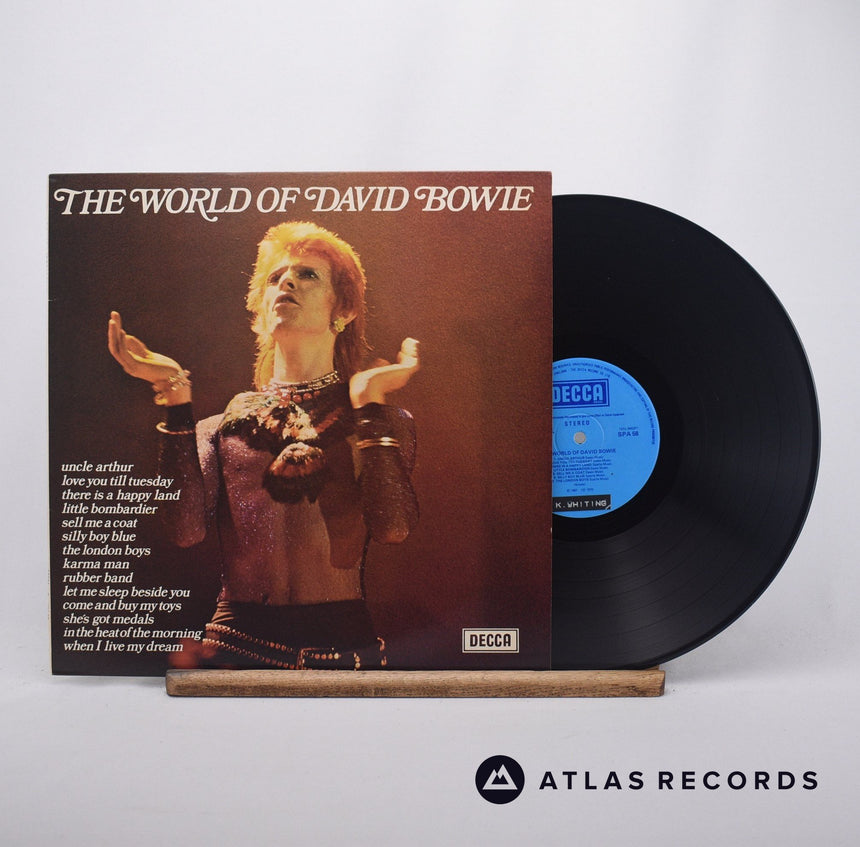 David Bowie The World Of David Bowie LP Vinyl Record - Front Cover & Record